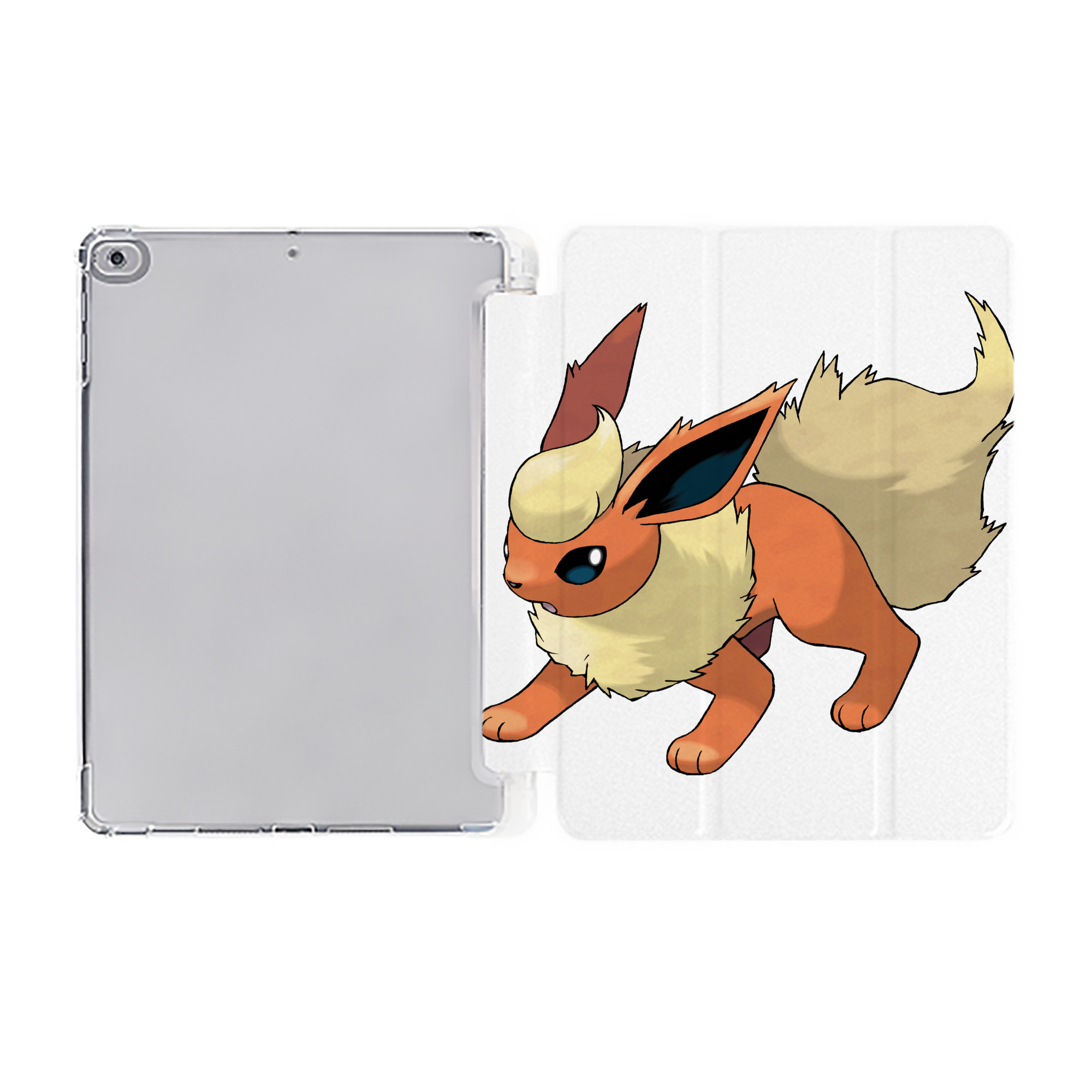 （画像用） ポケットモンスター Pokémon IPad ケース ペン収納付き 三つ折りスタンド PUレザー×シリコン 対応機種9.5/10.5/10.9インチ